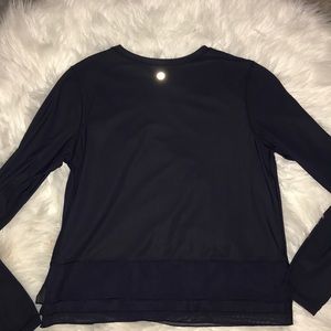 Lululemon long sleeve, ruffled bottom